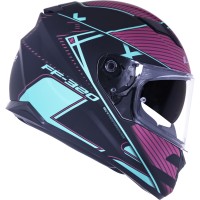 CAPACETE LS2 FF320 STREAM LEVEL MATTE TURQUOISE