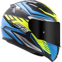 CAPACETE LS2 FF353 RAPID GALE MATTE BLUE/YELLOW