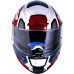 CAPACETE LS2 FF397 VECTOR EVO AUTOMAT WHITE/RED •TRICOMPOSTO