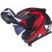 CAPACETE NORISK FF345 ROUTE SPEEDMAX MATTE RED/SILVER