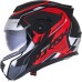 CAPACETE NORISK FF345 ROUTE SPEEDMAX MATTE RED/SILVER