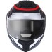 CAPACETE NORISK FF345 ROUTE SPEEDMAX MATTE RED/SILVER