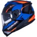 CAPACETE NORISK STRADA DRIVE BLUE/ORG/GREY