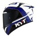 CAPACETE KYT TT COURSE GRAND PRIX BLUE/RED