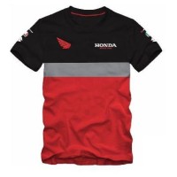 CAMISETA ALLBOY FEMININA HONDA PRETO/VERMELHO