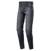 CALÇA ALPINESTARS SEKTOR REGULAR FIT DENIM PRETO WASHED