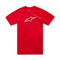 CAMISETA ALPINESTARS AGELESS 2.0 VERMELHO/BRANCO