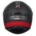 CAPACETE ASX DRAKEN CONCEPT FOSCO CINZA/VERMELHO