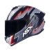 CAPACETE ASX DRAKEN THUNDER PRETO/CINZA/VERMELHO