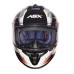 CAPACETE ASX DRAKEN THUNDER PRETO/CINZA/VERMELHO