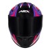 CAPACETE ASX DRAKEN VECTOR PRETO/LILAS