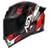 CAPACETE ASX EAGLE RACING DIAGON PRETO/VERMELHO