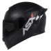 CAPACETE ASX EAGLE RACING SOLID PRETO BRILHO