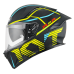 CAPACETE KYT R2R CONCEPT MATTE BLACK/YELLOW