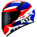 CAPACETE KYT TT COURSE GEAR BLUE/RED