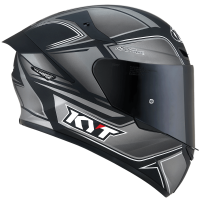 CAPACETE KYT TT COURSE TOURIST MATTE GREY