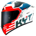 CAPACETE KYT TT COURSE FUSELAGE RED