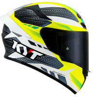 CAPACETE KYT TT COURSE GEAR BLACK/YELLOW