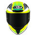 CAPACETE KYT TT COURSE GEAR BLACK/YELLOW