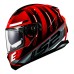 CAPACETE LS2 FF320 STREAM SHADOW RED/WHITE