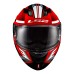 CAPACETE LS2 FF320 STREAM SHADOW RED/WHITE