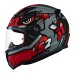 CAPACETE LS2 FF353 RAPID KHAN GREY/RED