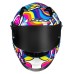 CAPACETE LS2 FF358 CLASSIC BUBBLE WHITE