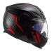 CAPACETE LS2 FF902 SCOPE SKID BLACK/RED