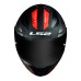 CAPACETE LS2 FF353 RAPID DOOM MATTE BLACK/RED