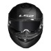 CAPACETE LS2 FF908 STROBE II MONOCOLOR PRETO FOSCO