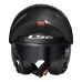 CAPACETE LS2 FF908 STROBE II MONOCOLOR PRETO FOSCO