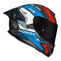 CAPACETE NORISK CARBON R RIDER AZUL