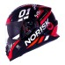 CAPACETE NORISK FF302 SOUL TOKYO RED