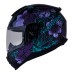 CAPACETE NORISK RAZOR BLOOM BLACK/PURPLE