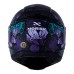 CAPACETE NORISK RAZOR BLOOM BLACK/PURPLE