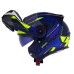 CAPACETE NORISK FF345 ROUTE SPEEDMAX MATTE BLUE/YELLOW