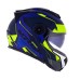 CAPACETE NORISK FF345 ROUTE SPEEDMAX MATTE BLUE/YELLOW