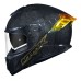 CAPACETE NORISK VIPER GT SNAKE CARBON GOLD